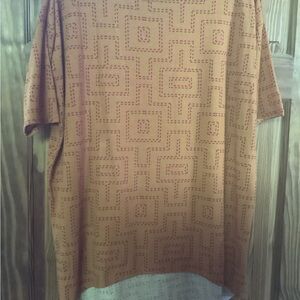 LuLaRoe Irma tunic with geometric design